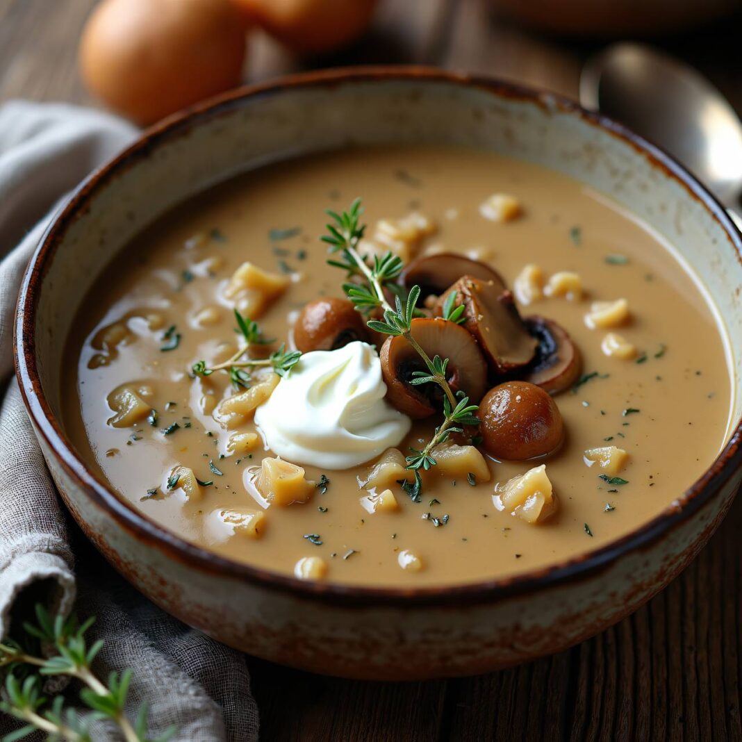 Champignonsuppe Rezept Champignonsuppe Rezept