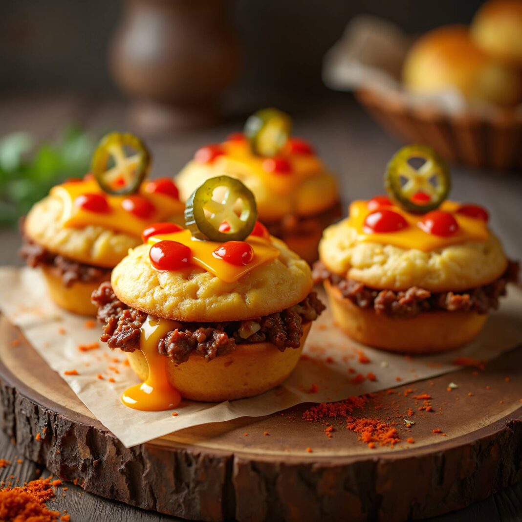 Cheeseburger Muffins Rezept Cheeseburger Muffins Rezept