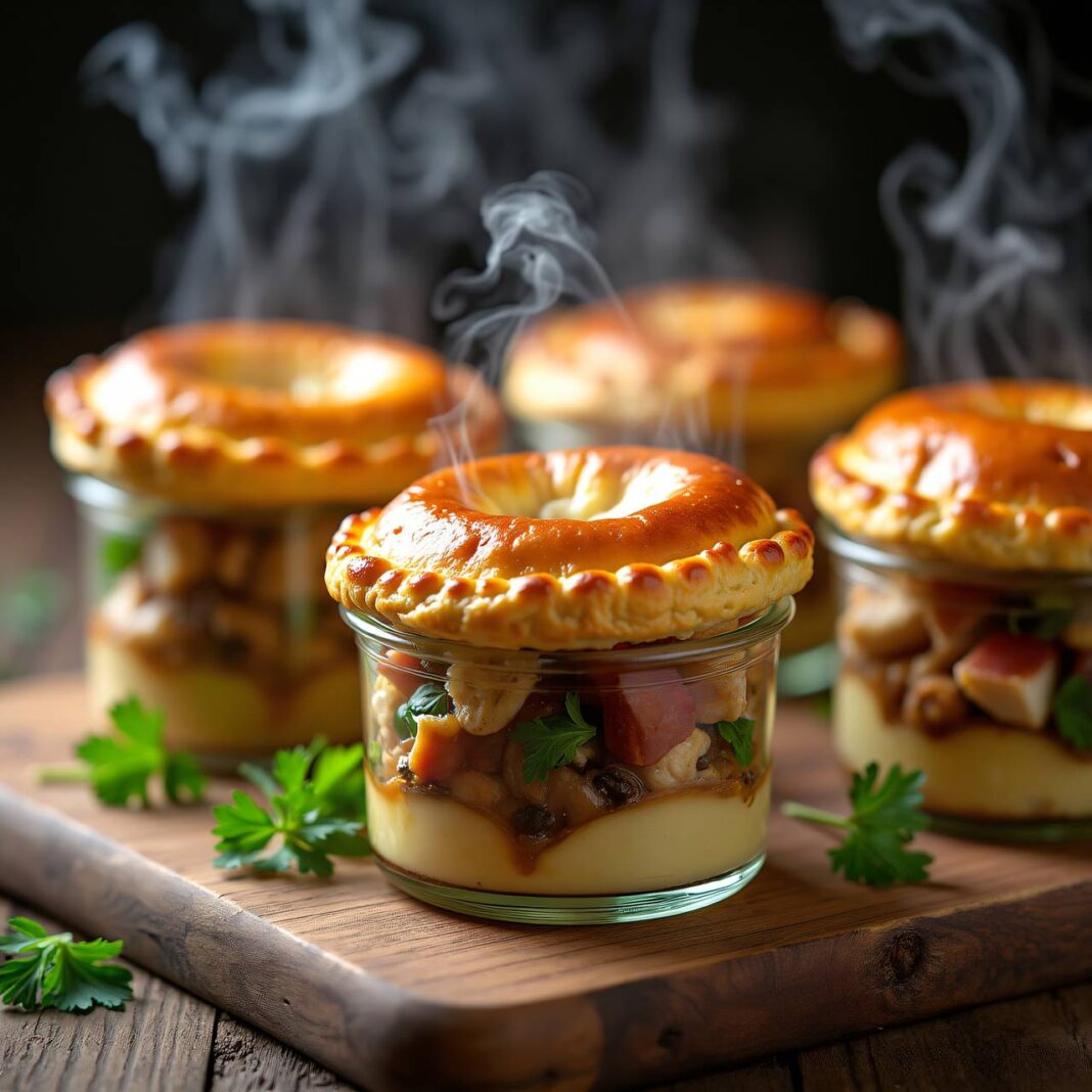 Chicken Pie im Glas Rezept Chicken Pie im Glas Rezept