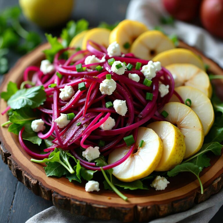Chicorée-Birnen-Salat Rezept
