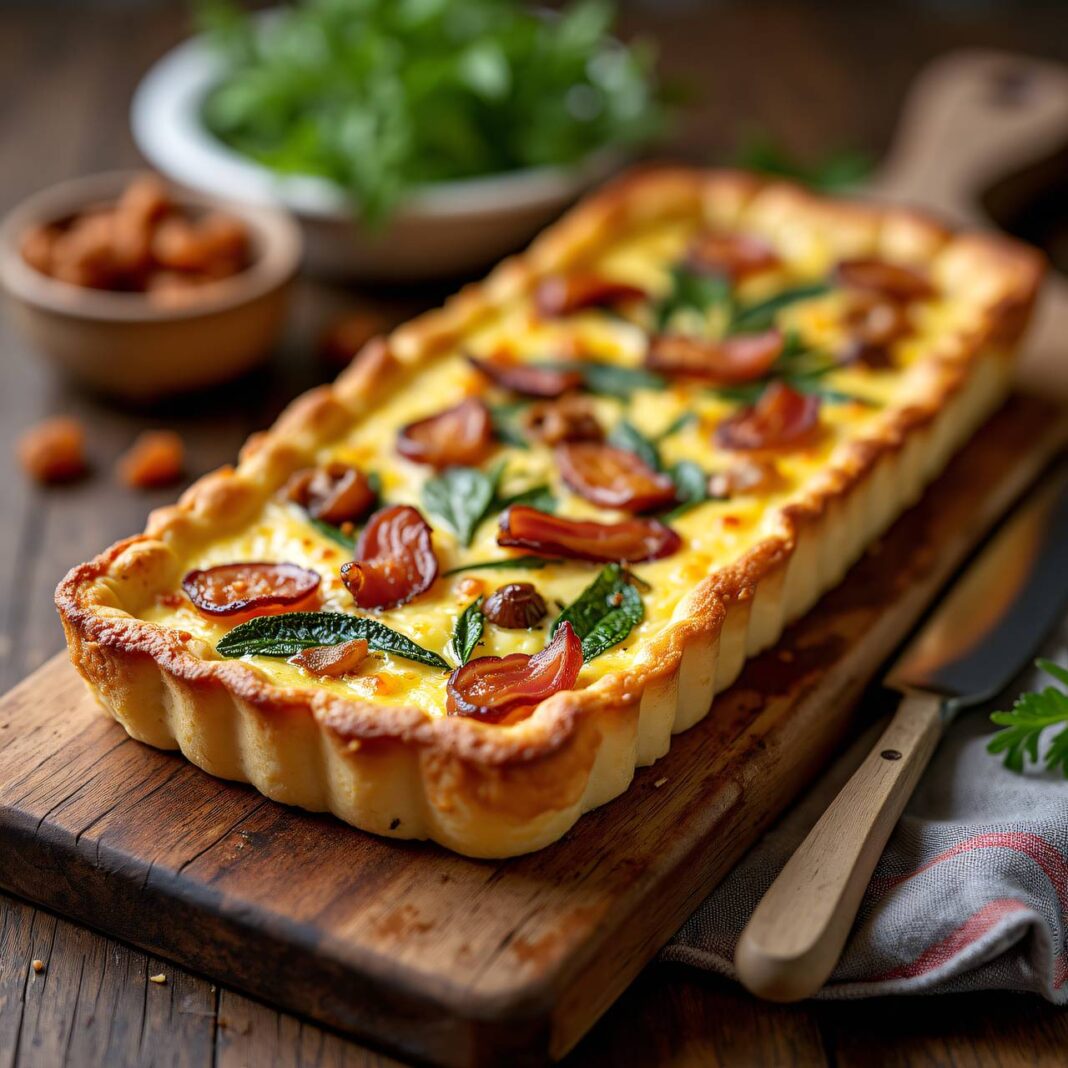 Chicorée-Quiche Rezept Chicorée-Quiche Rezept