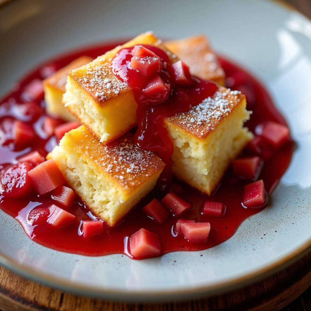 Cholermüs mit Rhabarberkompott (Dessert) Rezept Cholermüs mit Rhabarberkompott (Dessert) Rezept