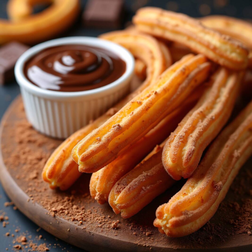 Churros mit Schokoladensauce Rezept Churros mit Schokoladensauce Rezept