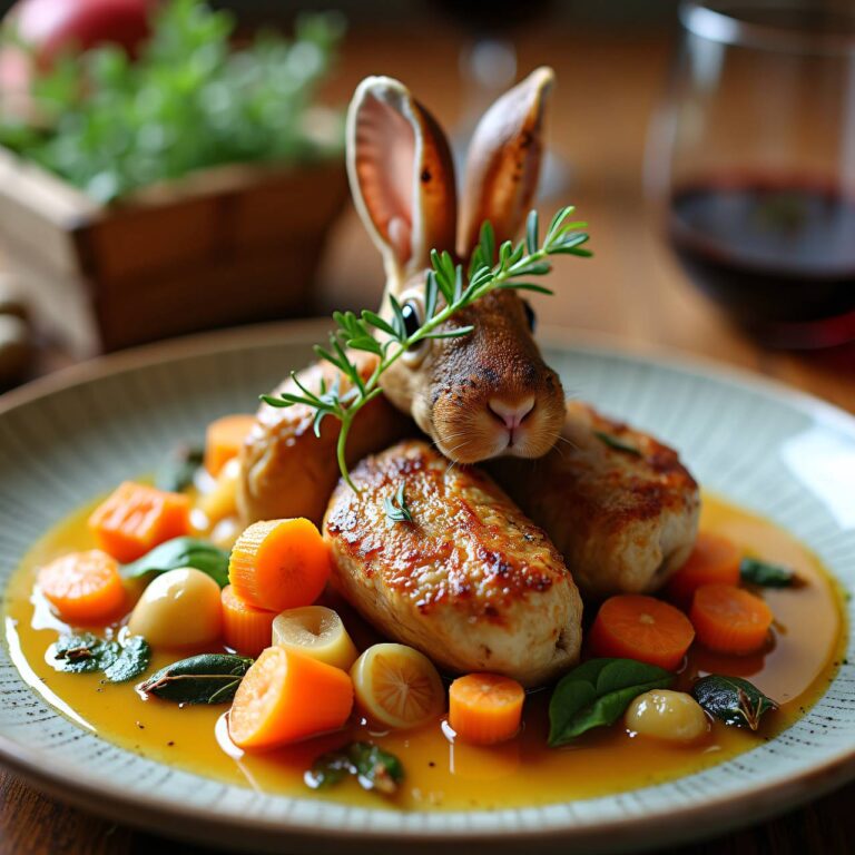 Coniglio alla rustica Rezept