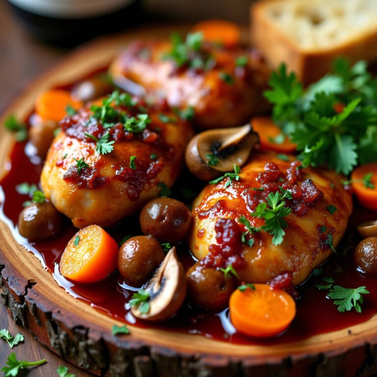 Coq au vin Rezept