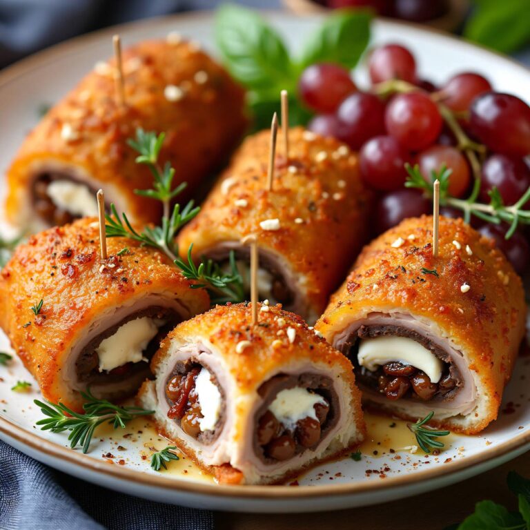 Cordon bleu mit Trauben Rezept