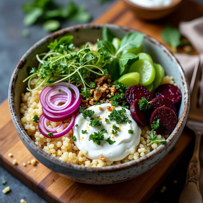 Couscous-Buddha-Bowl mit Wintergemüse Rezept