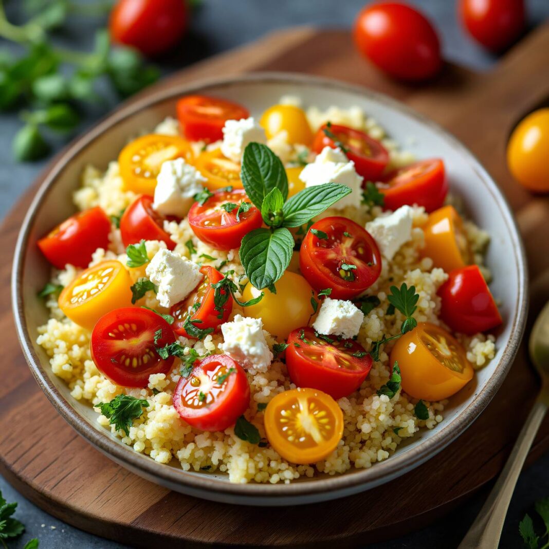 Couscous mit Cherrytomaten Rezept Couscous mit Cherrytomaten Rezept