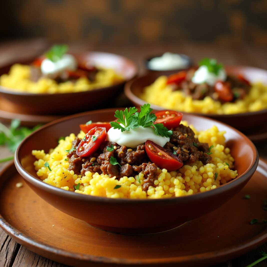 Couscous mit Rindfleisch Rezept Couscous mit Rindfleisch Rezept