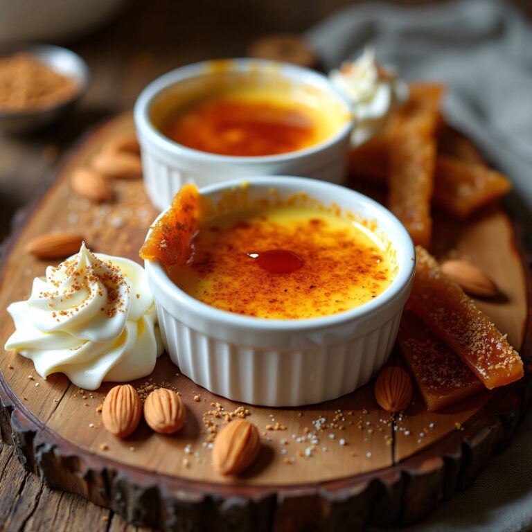 Crème brûlée mit Krokant Rezept