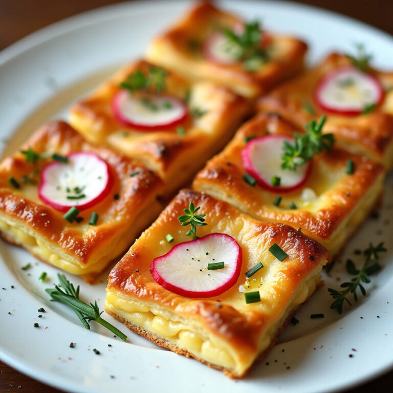Cremeschnitte mit Käse Rezept