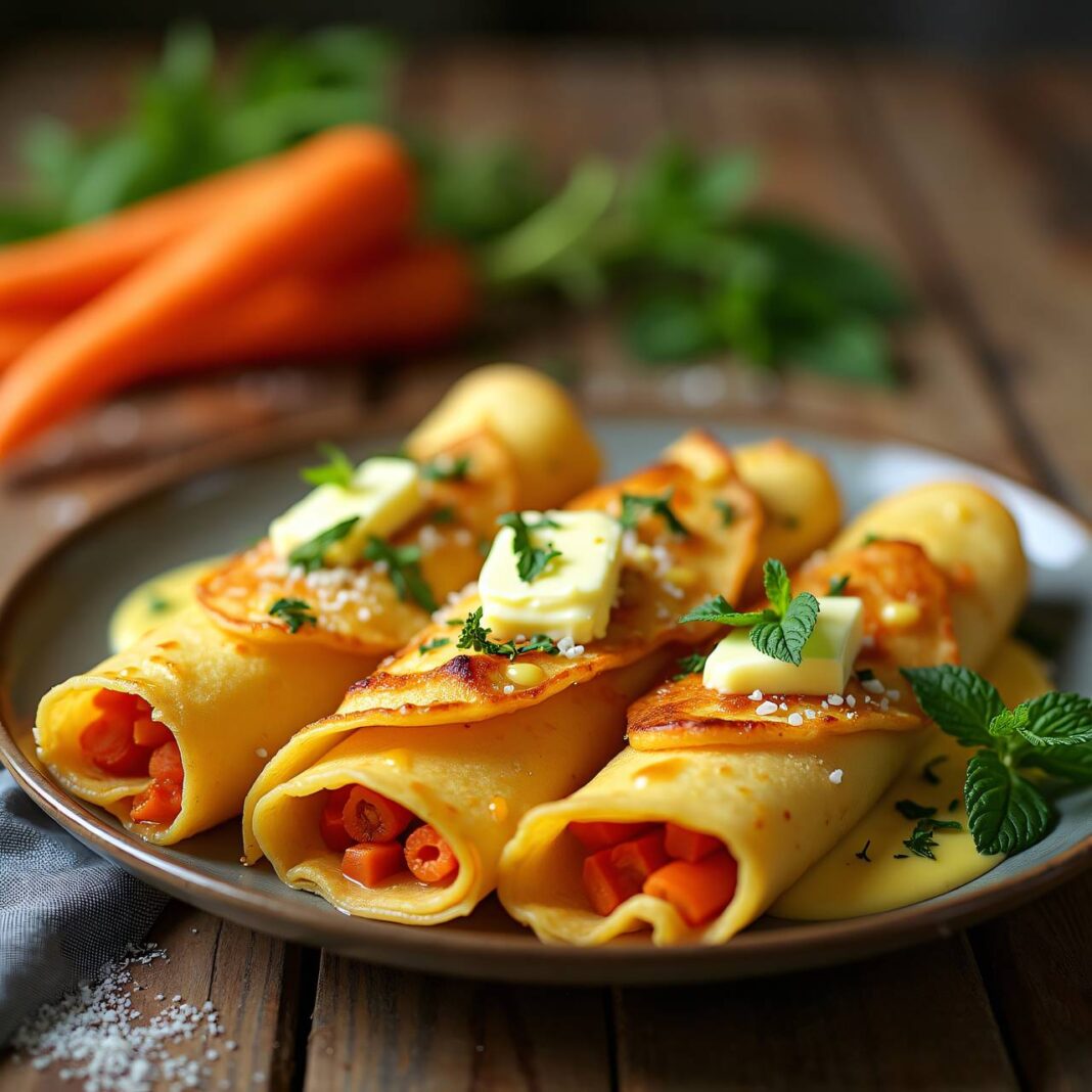 Crespelle mit Karottenfüllung Rezept Crespelle mit Karottenfüllung Rezept
