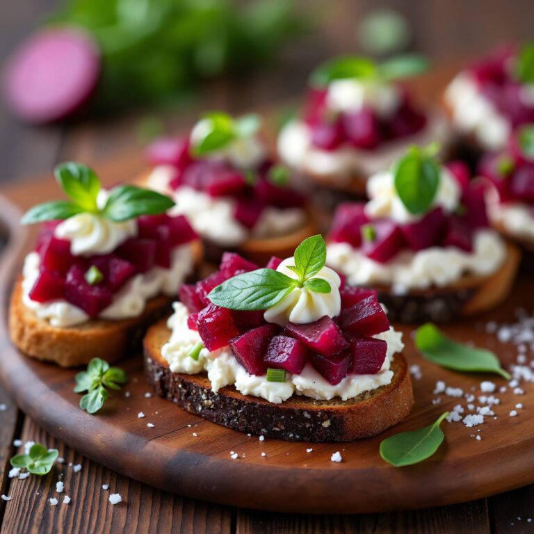 Crostini mit Hüttenkäse Rezept