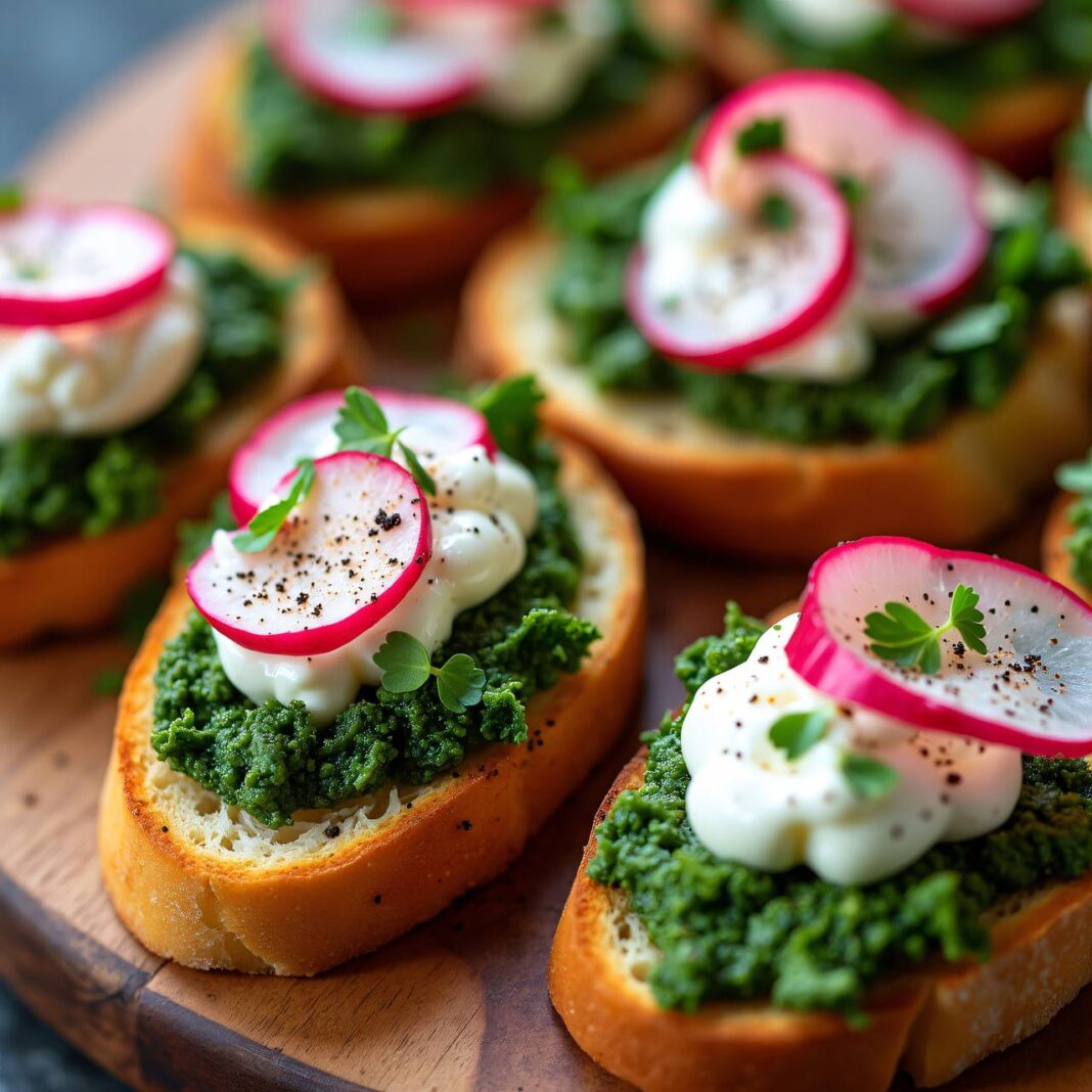 Crostini mit Mohnpesto Rezept Crostini mit Mohnpesto Rezept