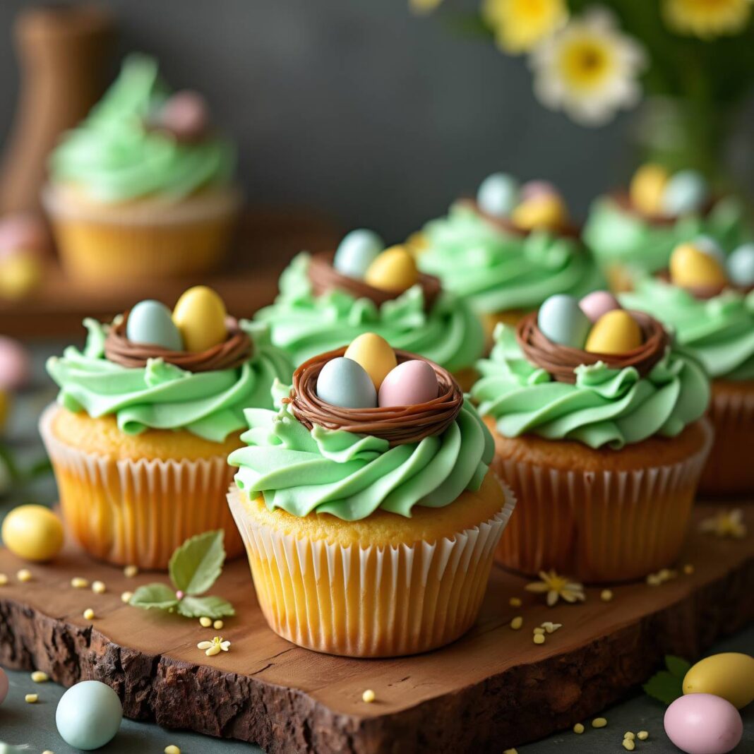Cupcake Osternest Rezept Cupcake Osternest Rezept