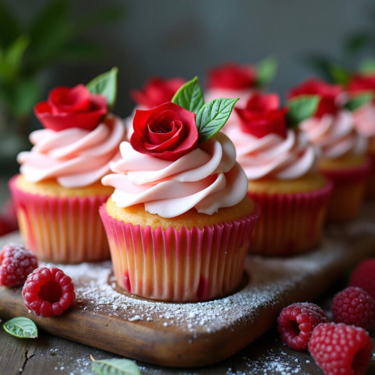 Cupcake Rose Rezept