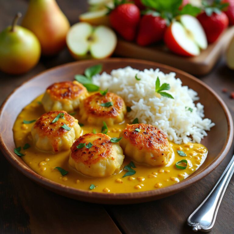 Curry-Fleischbällchen Rezept