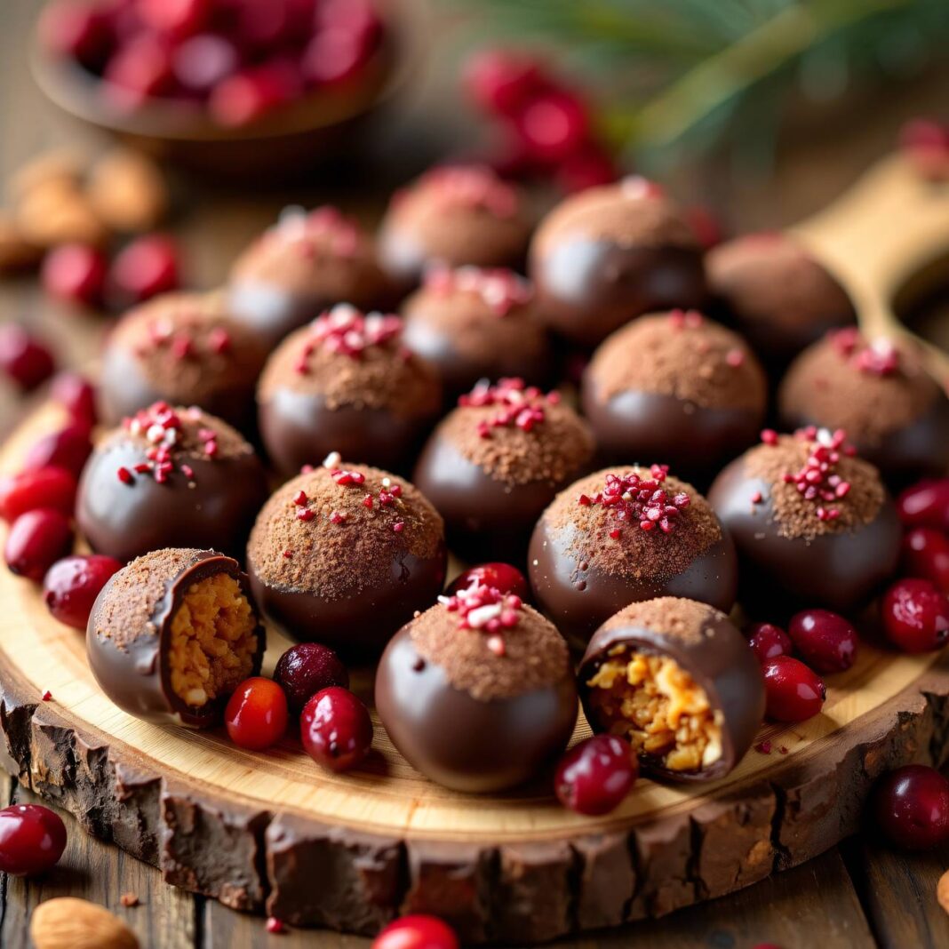 Dattel-Cranberry-Kugeln Rezept Dattel-Cranberry-Kugeln Rezept