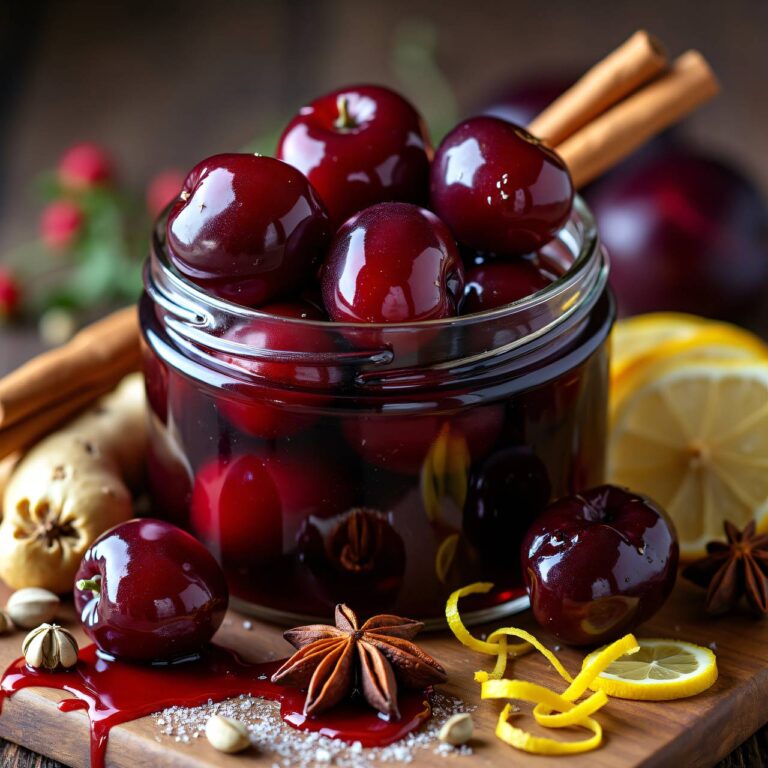 Dörrpflaumen in Rotwein Rezept