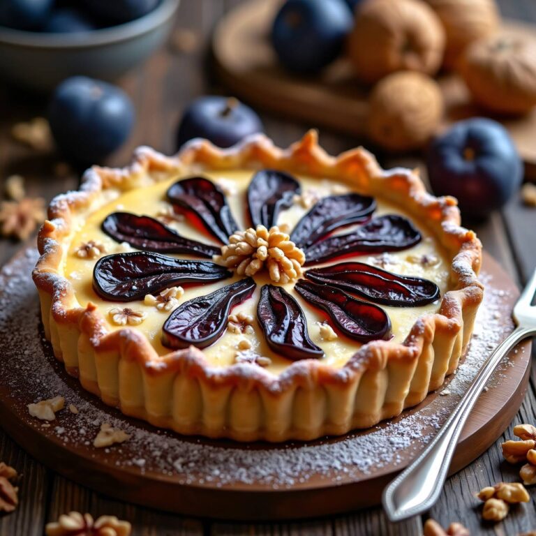Dörrpflaumen-Tarte Rezept