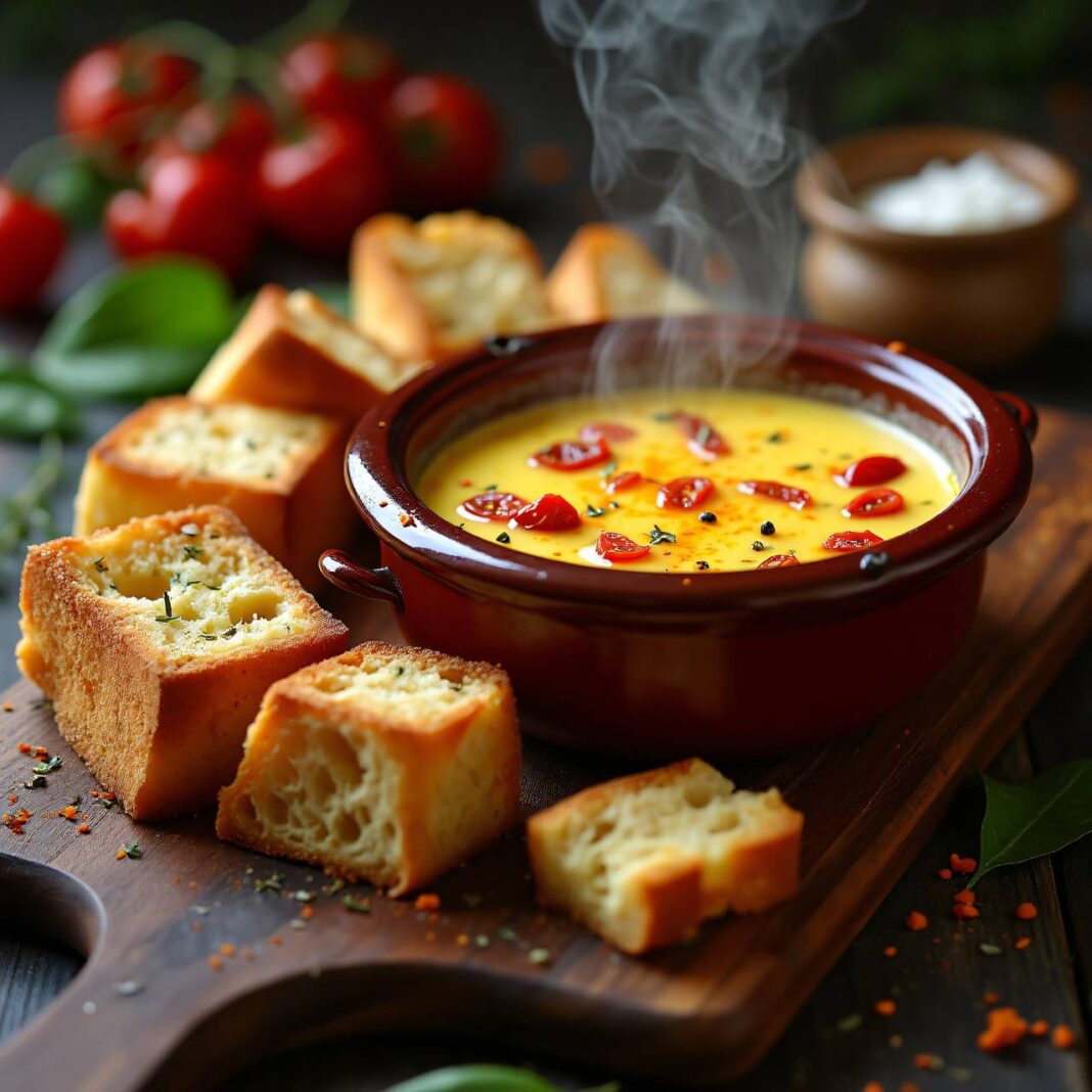 Dörrtomaten-Fondue Rezept Dörrtomaten-Fondue Rezept