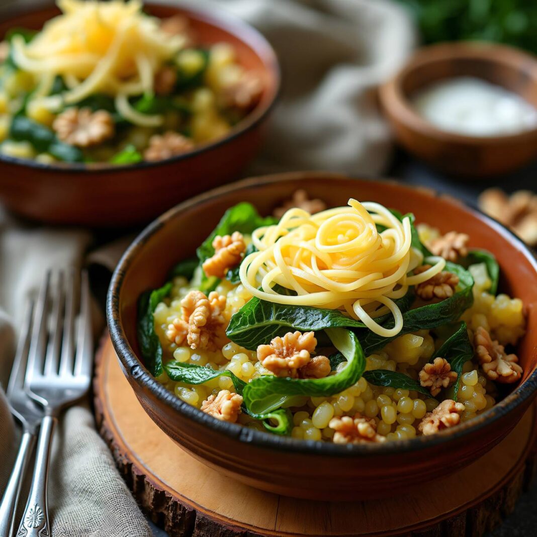 Ebly mit Wirz und Käse Rezept Ebly mit Wirz und Käse Rezept