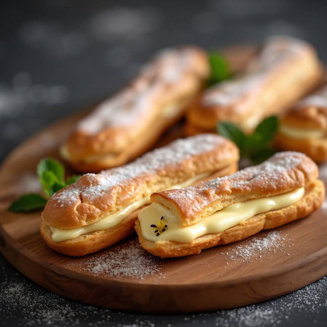 Eclairs à la vanille Rezept Eclairs à la vanille Rezept