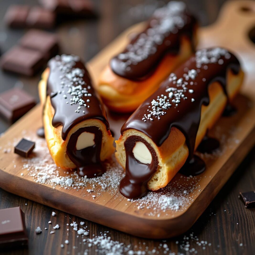 Eclairs au chocolat Rezept Eclairs au chocolat Rezept