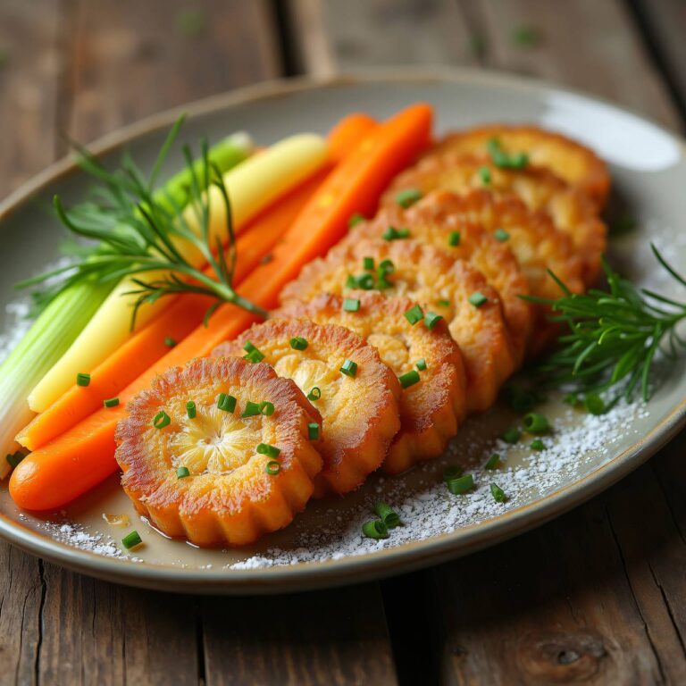 Eglifilets auf Gemüsestäbchen Rezept