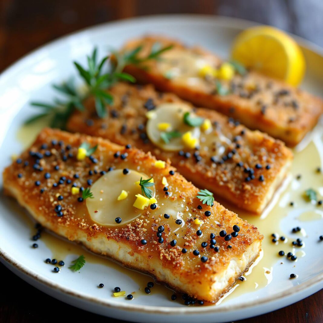 Eglifilets mit Mohnkruste Rezept Eglifilets mit Mohnkruste Rezept