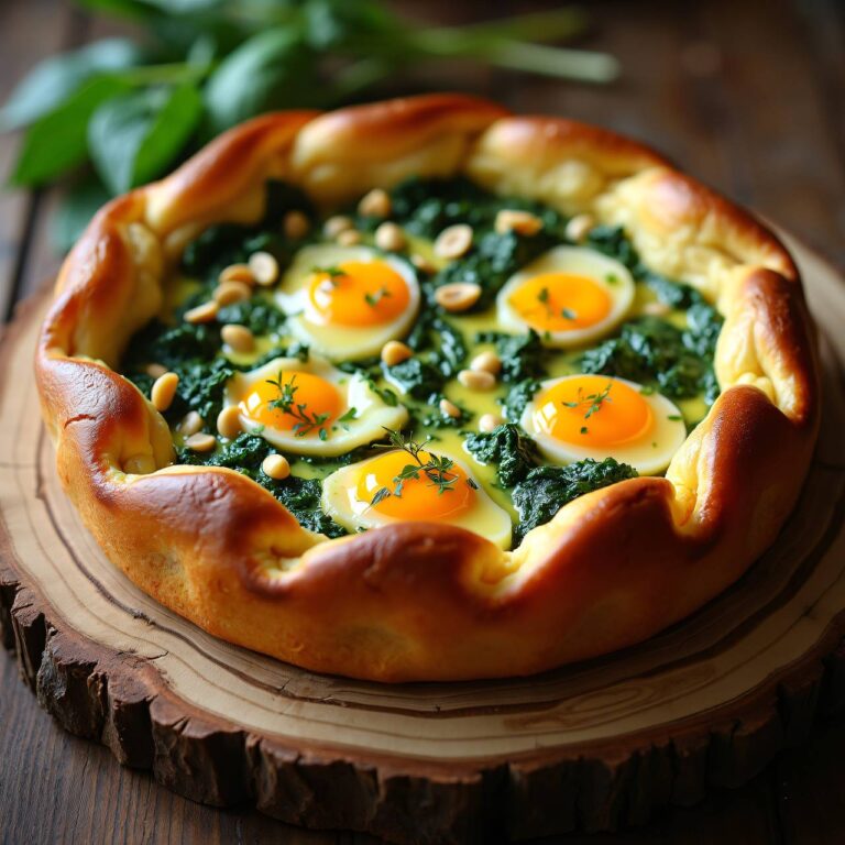 Eier-Spinat-Kuchen Rezept