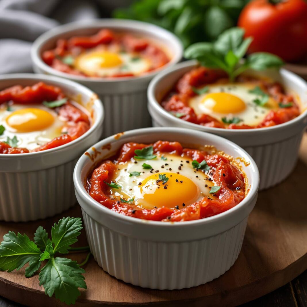 Eier-Tomaten-Plättchen (Low Carb) Rezept Eier-Tomaten-Plättchen (Low Carb) Rezept