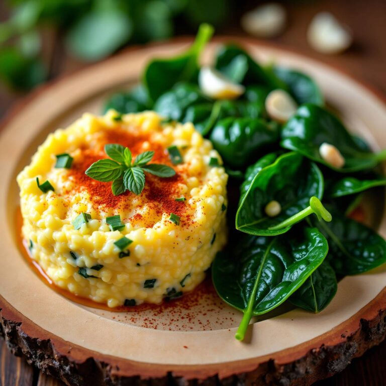 Eiertatar mit Spinat Rezept