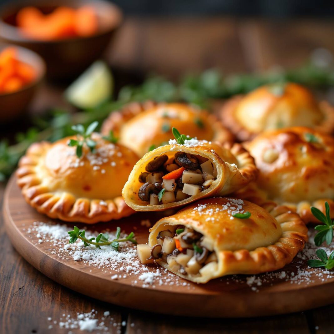 Empanadas mit Pilz-Füllung Rezept Empanadas mit Pilz-Füllung Rezept