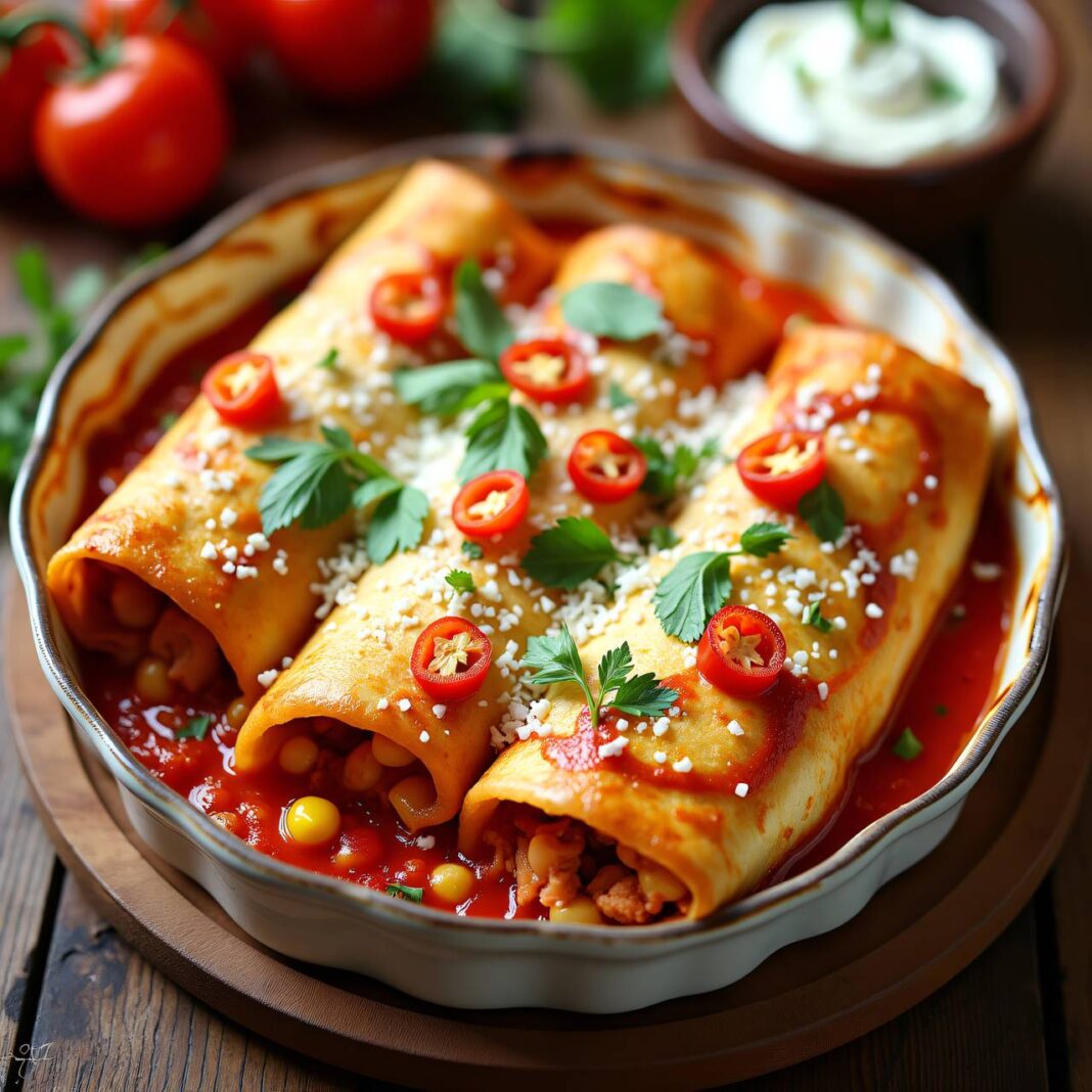 Enchiladas Rezept Enchiladas Rezept