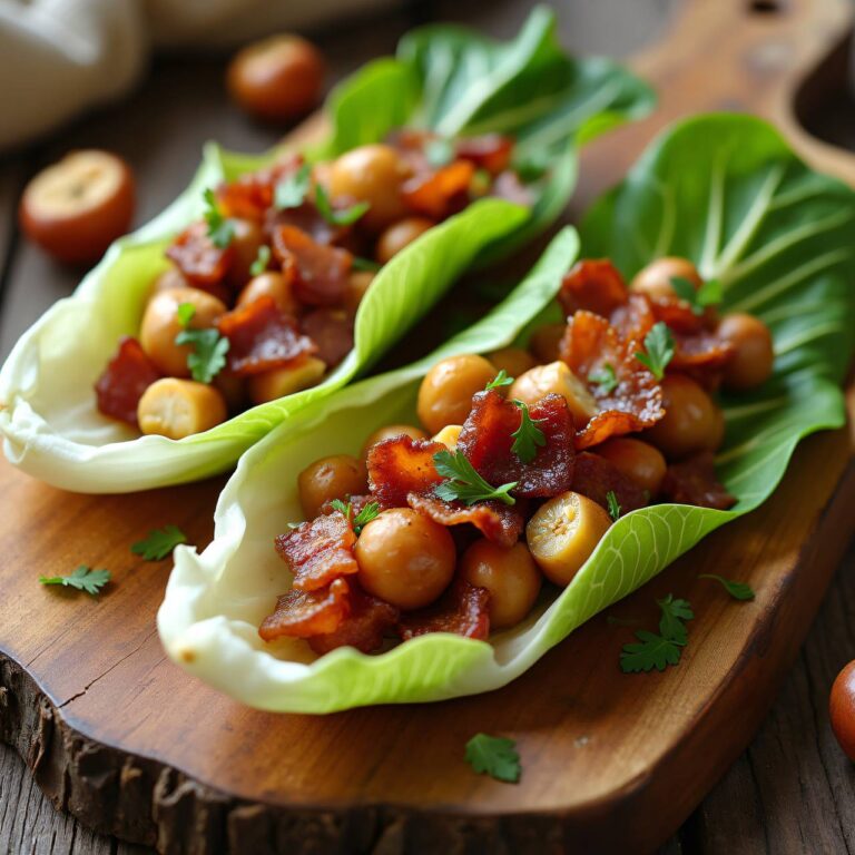 Endiviensalat mit gebratenen Kastanien Rezept