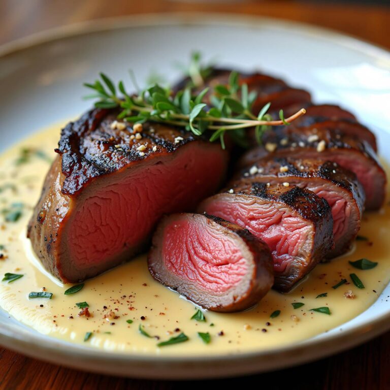 Entrecôte double an Portweinsauce Rezept