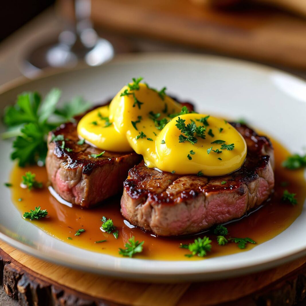 Entrecôtes mit Kräuterbutter Rezept Entrecôtes mit Kräuterbutter Rezept
