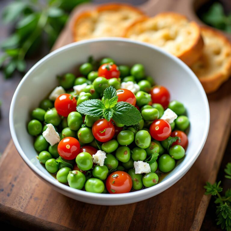 Erbsen-Tomaten-Salat Rezept