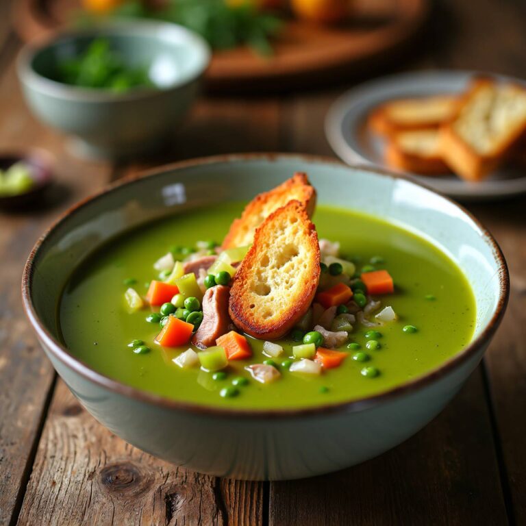 Erbsensuppe nach traditioneller Art Rezept