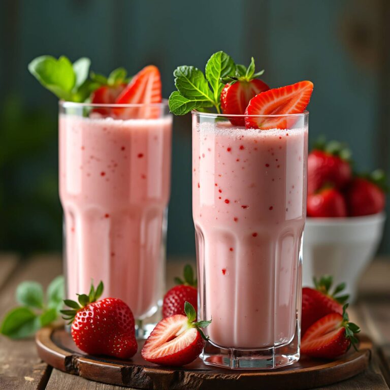 Erdbeer-Buttermilch-Drink Rezept