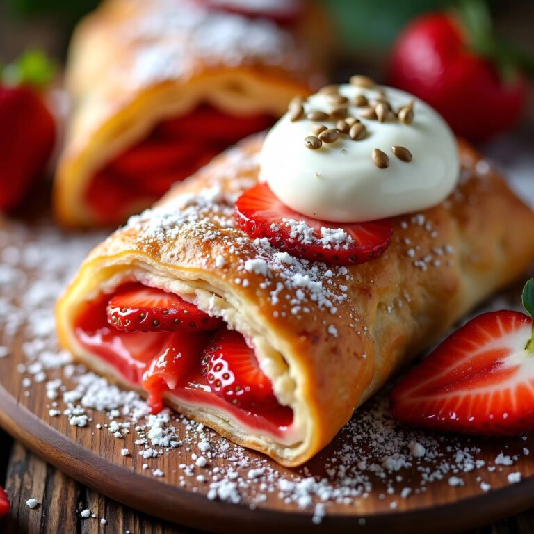 Erdbeer-Feuilletés Rezept