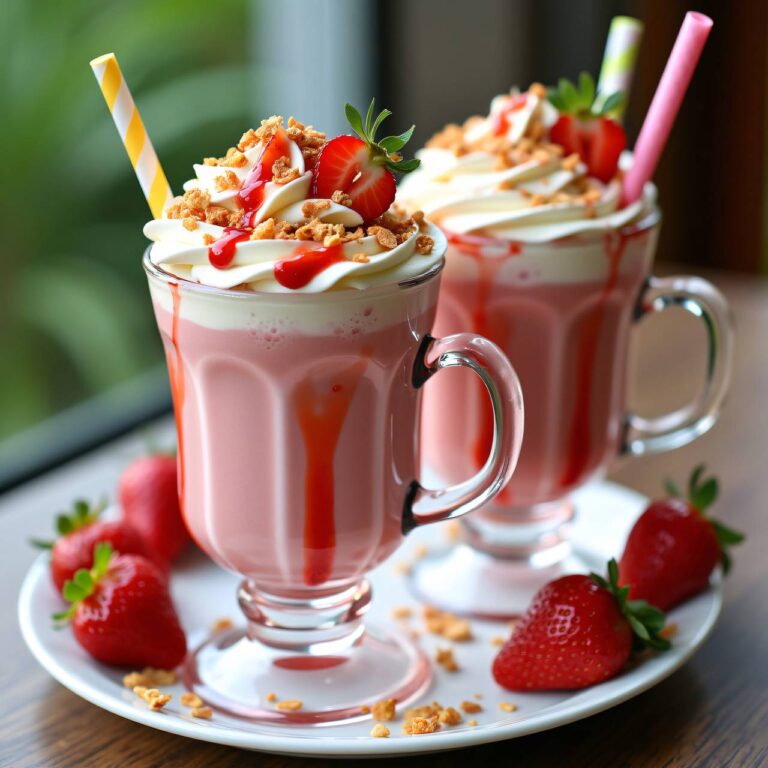 Erdbeer-Frappuccino Rezept