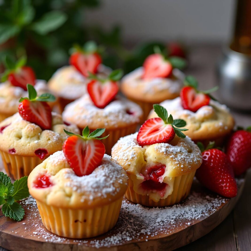 Erdbeer-Muffins Rezept Erdbeer-Muffins Rezept