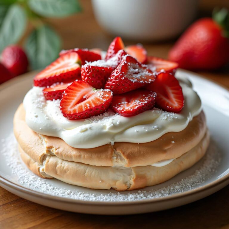 Erdbeer-Pavlova Rezept