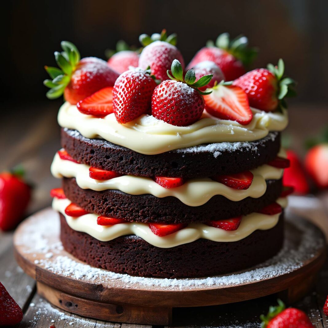 Erdbeer-Schoko-Torte Rezept Erdbeer-Schoko-Torte Rezept