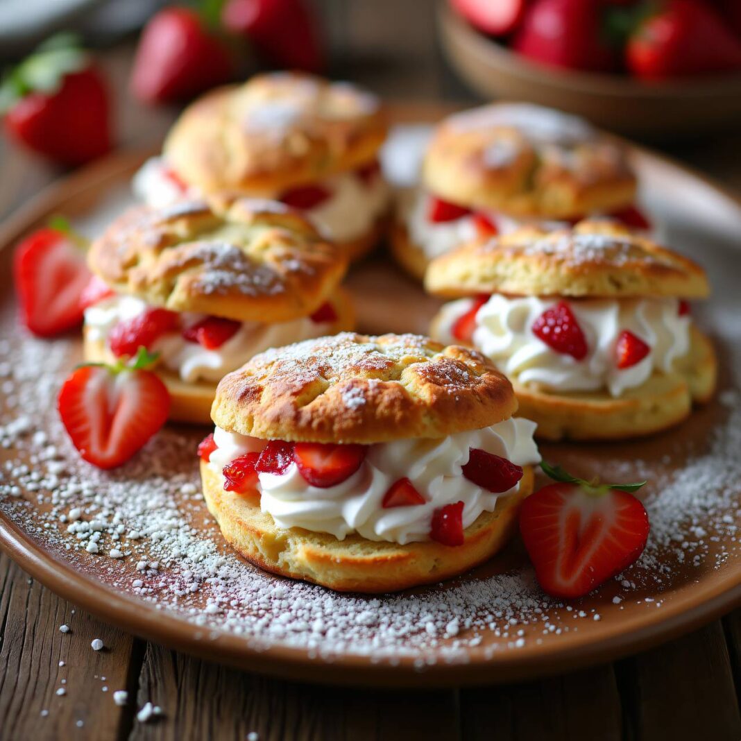 Erdbeer-Scones Rezept Erdbeer-Scones Rezept