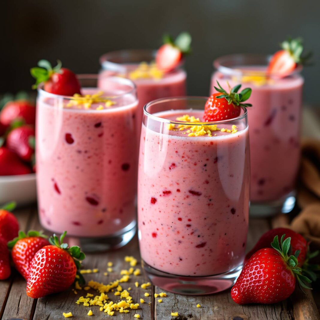 Erdbeer-Smoothie Rezept Erdbeer-Smoothie Rezept