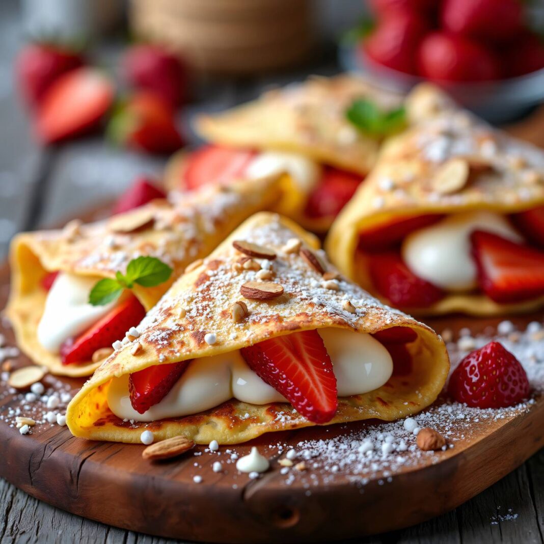 Erdbeer-Tortillas Rezept Erdbeer-Tortillas Rezept