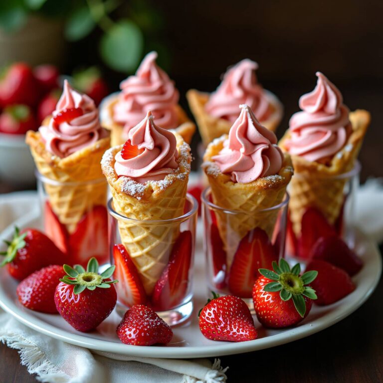 Erdbeercornets Rezept